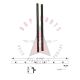 1954 1955 1956 1957 1958 Buick (See Details) Vent Window Division Bar Weatherstrips 1 Pair
