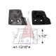 1950 1951 1952 1953 Buick And Oldsmobile (See Details) Convertible Folding Top Female Hinge Rubber Bumpers 1 Pair