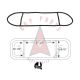 1951 1952 Buick Special Series, Oldsmobile Super 88 and Deluxe 88 (See Details) Rear Window Rubber Weatherstrip