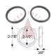 1953 1954 Buick (See Details) Parking Lens Gaskets 1 Pair