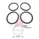 1953 Buick (See Details) Tail Light Gaskets (4 Pieces)