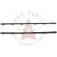 1961 1962 Buick, Oldsmobile, and Pontiac 4-Door Models (See Details) Inner Front Door Beltline Weatherstrips 1 Pair