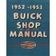 1952 1953 Buick Shop Manual [PRINTED BOOK]
