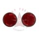 1942 1946 1947 1948 Buick Roadmaster And Super Tail Light Reflector Lenses 1 Pair USED