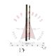 1949 1950 1951 1952 Oldsmobile and Pontiac 2-Door (See Details) Front Vent Window Division Bar Weatherstrips 1 Pair