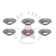Universal Flush Washer Set (6 Pieces) (5/35 Inch Inner Diameter) 