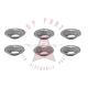 Universal Flush Washer Set (6 Pieces) (5/35 Inch Inner Diameter)  