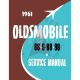 1961 Oldsmobile Dynamic 88, Super 88, and Series 98 Service Manual [PRINTED BOOK]