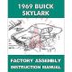 1969 Buick Skylark Factory Assembly Manual [PRINTED BOOK]