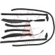 1961 1962 Buick, Oldsmobile, And Pontiac (See Details) 2-Door Convertible Roof Rail Rubber Weatherstrip Set (7 Pieces)