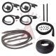 1970 1971 1972 Buick, Oldsmobile, And Pontiac 4-Door Hardtop (See Details) Advanced Rubber Weatherstrip Kit (10 Pieces)