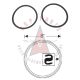 1940 1941 1942 1946 1947 1948 1949 1950 1951 1952 1953 1954 Buick, Oldsmobile and Pontiac (See Details) Headlight Door To Lens Rubber Weatherstrips 1 Pair