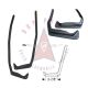 1954 1955 1956 1957 1958 Buick, Oldsmobile, And Pontiac (See Details) Front Door Auxiliary J Rubber Weatherstrips 1 Pair