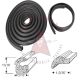 1950 1951 Buick and Pontiac (See Details) Trunk Rubber Weatherstrip Set (2 Pieces)