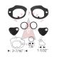 1959 1960 Buick And Oldsmobile (See Details) Door Handle Gasket Set (6 Pieces)