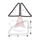 1955 1956 1957 Pontiac (See Details) Quarter Window Weatherstrips 1 Pair