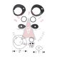 1954-1956 Buick and Oldsmobile (See Details) Door Handle Rubber Gasket Set (6 Pieces)