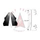
1950 1951 Oldsmobile and Pontiac (See Details) Sliding Quarter Window Seals 1 Pair
