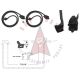 1969 1970 Buick Electra And Oldsmobile 98 4-Door Hardtop (See Details) Rear Door Rubber Weatherstrips 1 Pair