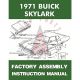 1971 Buick Skylark Factory Assembly Manual [PRINTED BOOK]