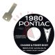 1980 Pontiac (EXCEPT Phoenix) Chassis and Fisher Body Service Manuals [USB Flash Drive]