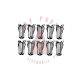 Universal Emblem And Script 5/32 Inch Stud Barrel Nut Set (For 7/32 Inch Holes; 0.062 - 0.068 Inch Panel Range) (10 Pieces) 