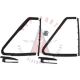 1951 1952 1953 Buick And Oldsmobile 2-Door Hardtop and Convertible (See Details) Front Door Vent Window Rubber Weatherstrip Kit (6 Pieces)