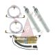 1965 1966 1967 1968 1969 1970 Buick, Oldsmobile, and Pontiac Full-Size Convertible Top Motor And Cylinder Kit (5 Pieces)