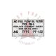 1953 1954 1955 1956 1957 1958 1959 Buick Oil Filter Lid Decal - Black