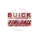 1948-1953 Buick Valve Cover Decal Fireball Valve-In-Head Dynaflash Eight - Red (2 Pieces)