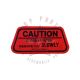 1970 Buick California Cars Gas Cap Caution Decal 