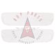 1961 1962 Oldsmobile F85 Parking Light Lenses (1 Pair) REPRODUCTION
