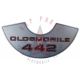 1969 1970 1971 1972 1973 Oldsmobile 442 Air Cleaner Decal 