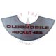 1969 1970 1971 1972 1973 1974 Oldsmobile Rocket 455 4-V Air Cleaner Large Decal