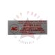 
1959 Oldsmobile (See Details) Dry Style Air Cleaner Service Instruction Decal
