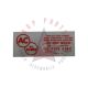 
1957 Oldsmobile (See Details) J-2 Dry Style Air Cleaner Service Instruction Decal - Red
