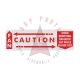 
1962 1963 1964 Pontiac Grand Prix (See Details) Caution Fan Horizontal Decal
