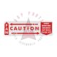 
1962 1963 1964 Pontiac Grand Prix (See Details) Caution Fan Horizontal Decal 
