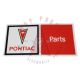 Pontiac Parts Decal (8-Inches)