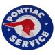 Pontiac Authorized Service Indian Head Decal (10-Inches)