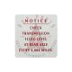 1962 1963 Pontiac Tempest Transmission Notice Decal