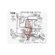 
1986 Pontiac Firebird 5.0 Liter Engine Models WITH Automatic Transmission (See Details) YCM Emission Routing Decal
