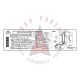 
1988 Pontiac Firebird 5.7 Liter Engine Models WITH Automatic Transmission (See Details) CND Emission and Hose Routing Decal
