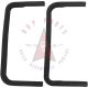 1955 1956 1957 Pontiac Sedan and Wagon (See Details) Front Door Vent Window Rubber Weatherstrips 1 Pair