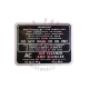 1941 1942 1946 1947 1948 Buick (Dry Style) Air Cleaner Instruction Decal
