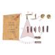 1961 Pontiac (See Details) Upper And Lower Rear Door Outer Panel Molding Clip Set (12 Pieces) NOS