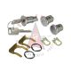 1966 1967 Buick A-Body Models Ignition and Door Lock Set WITH Two Square Head Keys [Late Style] (11 Pieces)