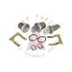 1968 Buick A-Body, B-Body, and E-Body Models Ignition and Door Lock Set WITH Two Octagon Head Keys [Original Style] (11 Pieces)