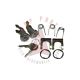 1955 1956 1957 Pontiac Full-Size Models Door U Pawl Groove 15 Lock Set WITH Two Octagon Head Keys [Original Style]