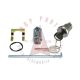 1966 1967 Pontiac GTO Glove Box and Trunk Lock Set WITH Two Round Head Keys [Late Style]
